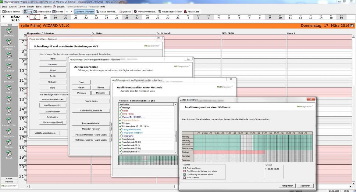 MEDorganizer Terminplaner-Software | Wizard